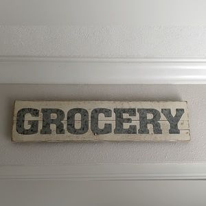 Wooden Farmhouse style sign. Perfect for kitchen or pantry!